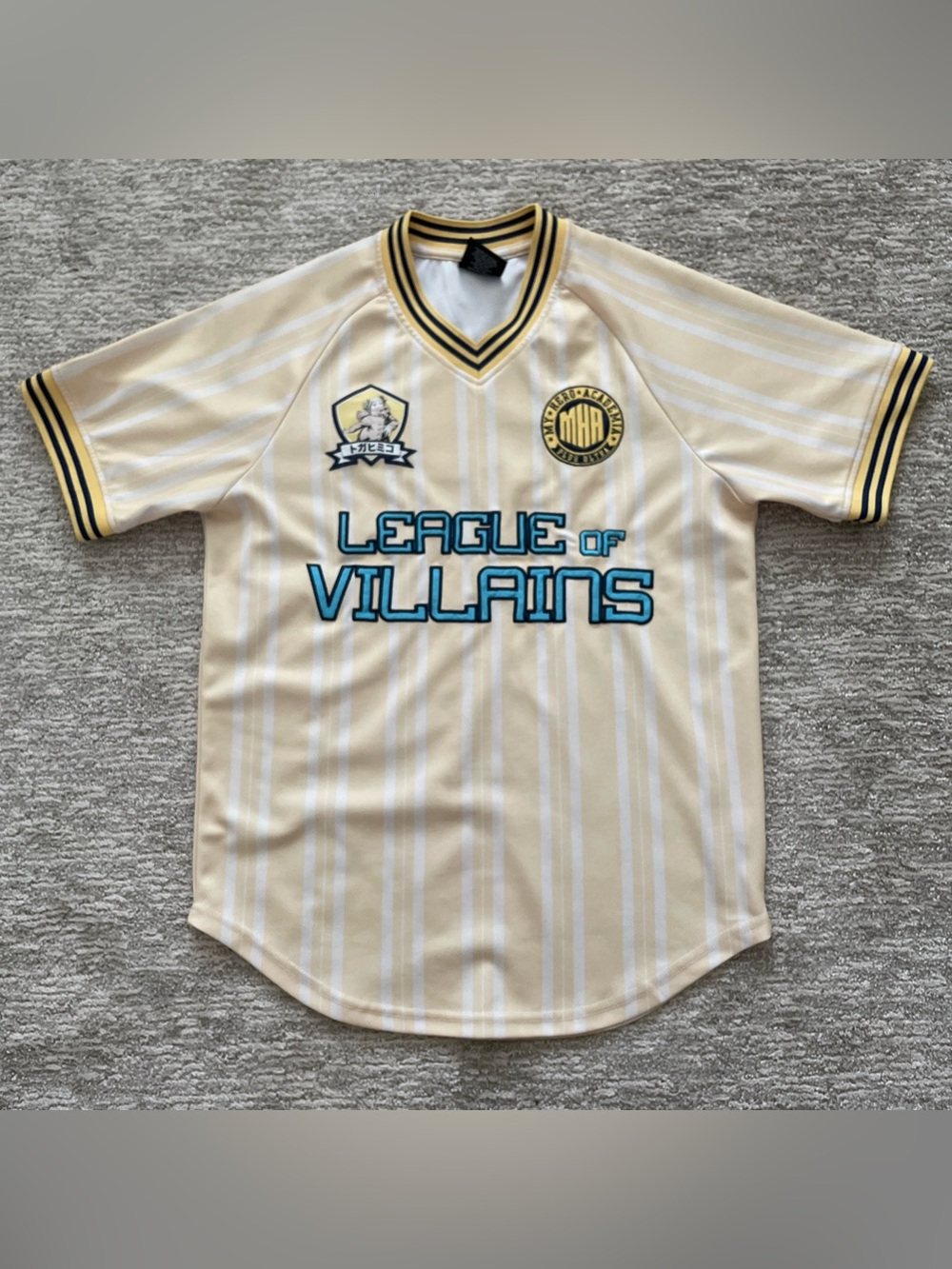 My Hero Academia BoxLunch League of Villains Anime Jersey Yellow XS Himiko Toga